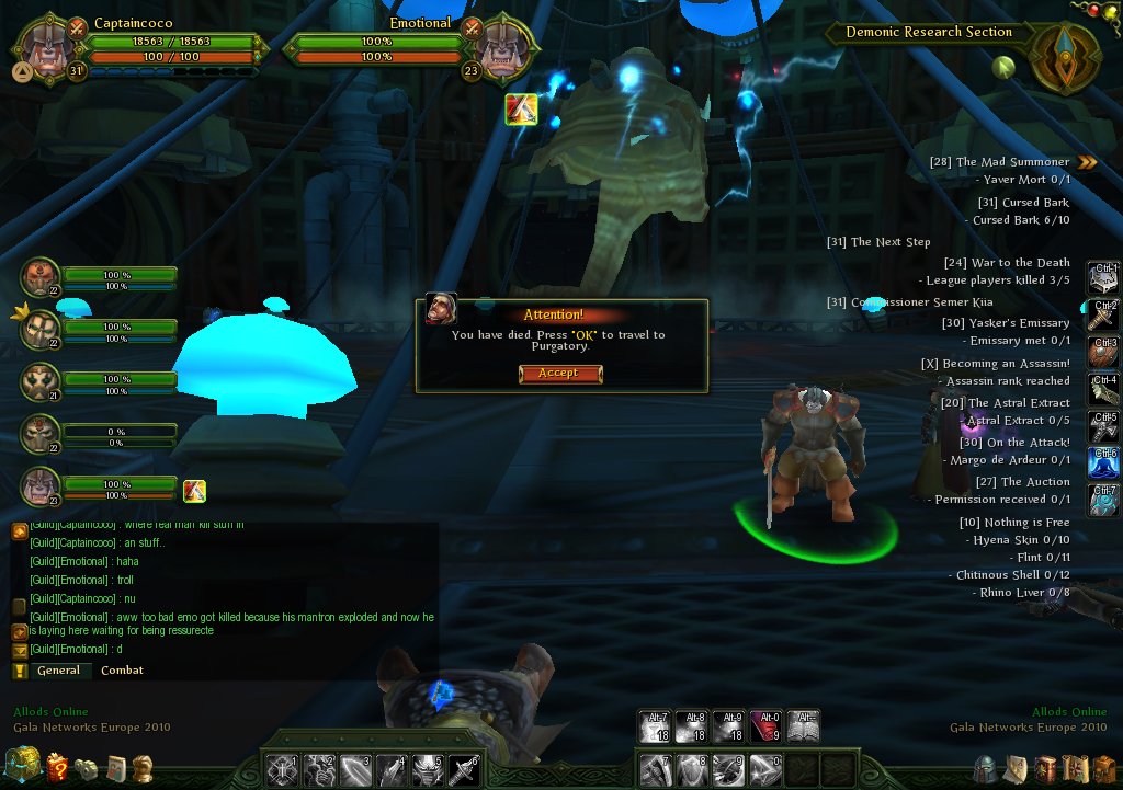 Robot blew up and i died