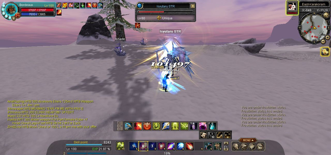 spawned right on my head while doing General quest.