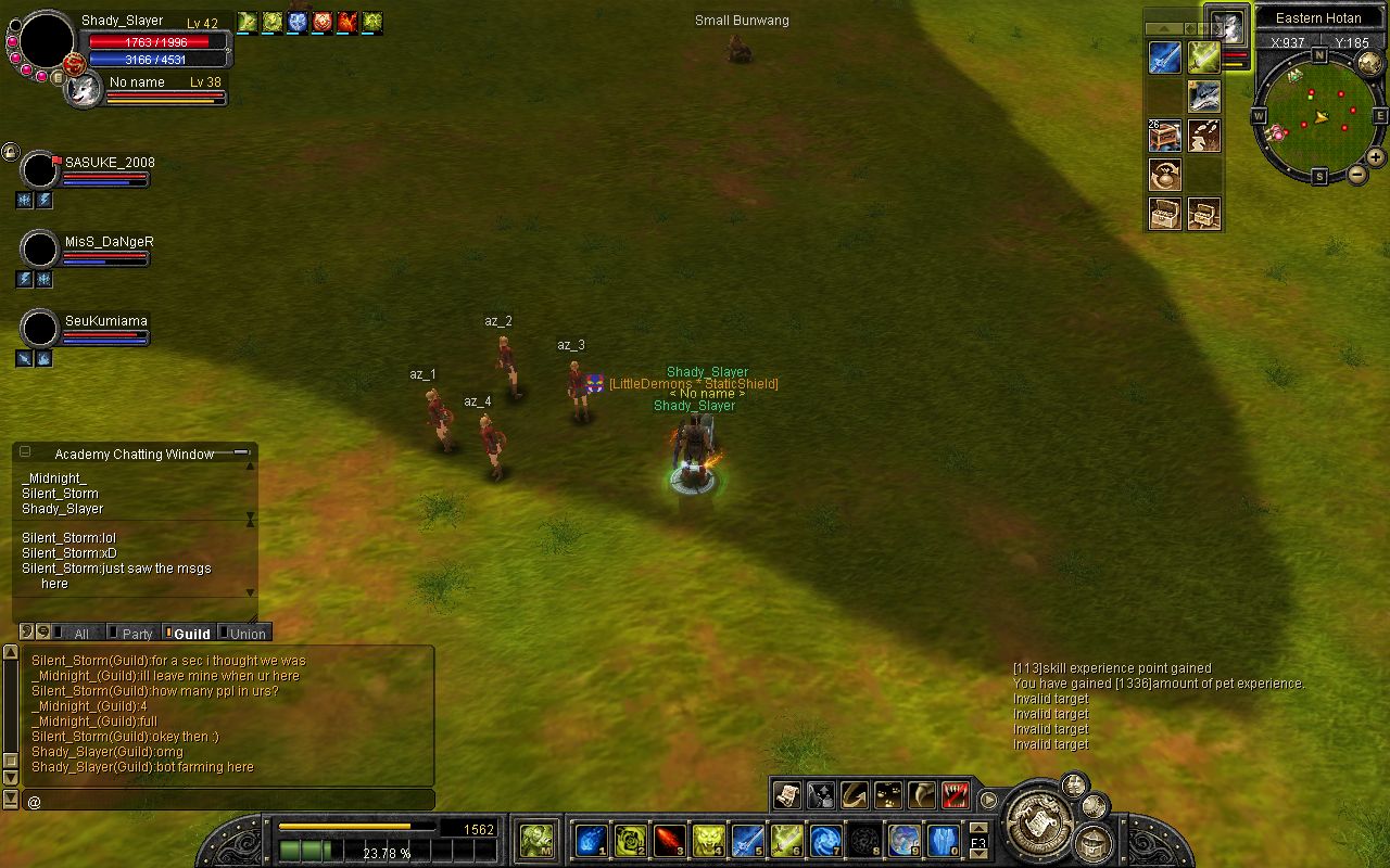 This is what you get when joymax does a bot bann..